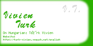 vivien turk business card